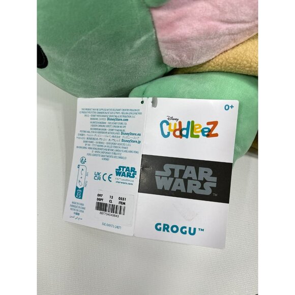 Disney Star Wars Baby Grogu Cuddleez 24" Jumbo Plush Green - Picture 10 of 11